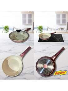 Frigideira N24 Ceramica Antiaderente Fogão Cooktop Indução