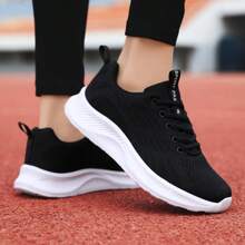 Women's Fashionable, Versatile Height Increasing, Durable Athletic Sports Shoes, Lightweight Breathable Women's Road Running Sneakers