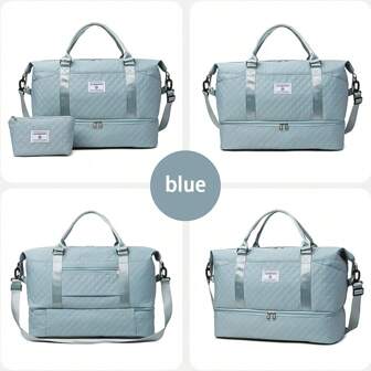 2pcs Multifunctional Large Capacity Waterproof Maternity Hospital Bag - Convertible Shoulder/Backpack With Organizer Pockets, Bottle Holder & Travel-Friendly Design - Ideal For Labor & Delivery, Postpartum Recovery & Baby Outings