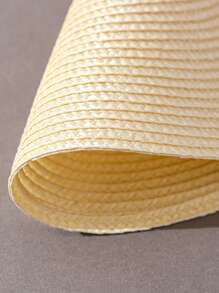 2pcs/4pcs/6pcs Non-Slip 15in Round Placemats For Kitchen/Dining Room, Suitable For Restaurant, Party, Wedding, Hotel, Farmhouse Gatherings