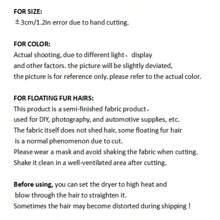 1 szt Ombre Długi Tkanina Dla DIY Maska , Odzież , Cosplay , Futrzany Rękodzieła