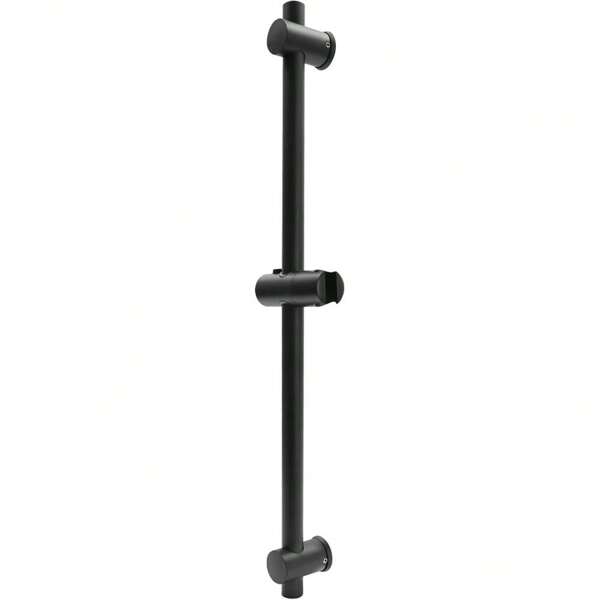 SENDERPICK Duschstange für Handbrausen Höhenverstellbar Wandmontage Duschkopfhalter Edelstahl 66 cm für Badezimmer für Flexible Anpassung (Schwarz)