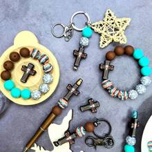 25/40/60pcs Royal Highland Cow Silicone Bead Kit, Suitable For DIY Crafts, Bracelets, Keychains And Jewelry Making - Silicone Material, Assorted Shapes And Sizes, Fashionable Animal Designs, Versatile Craft Kit - Retro Bull Head Set - View 7