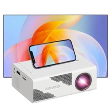 Mini Projector, Mirroring Version, Home Cinema, Classic Power Supply, Vintage Movie Watching, Support 20-80 Inches, Compatible With USB/AV/TF/Smartphone, USB Powered, Festival Gift - Multicolor - View 3