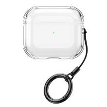 1 Piece Of Multi-Hued Translucent + Circular Loop Drop-Resistant Earphone Cup Sleeve Compatible With 1/2/3/4/Pro/Pro 2nd Generation Wireless Earphone Protective Enclosure