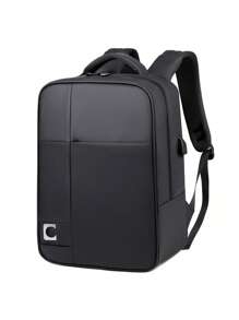 男士背包，笔记本电脑背包，学生背包，多口袋，防水，大容量，减震肩带，适合青少年，休闲户外，运动，度假，旅行，毕业礼物，生日配件