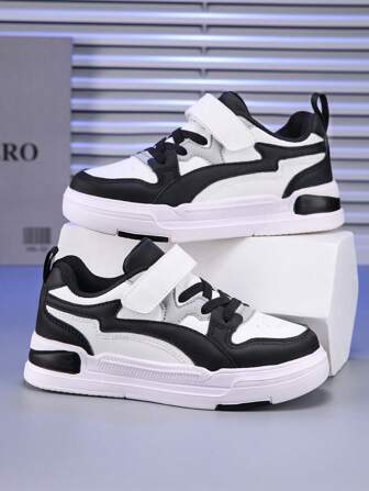 Zapatillas de skate para adolescentes, zapatos deportivos casuales y cómodos de corte bajo, adecuados para niños, zapatos de skate resistentes al desgaste y antideslizantes para caminar y correr en todas las estaciones