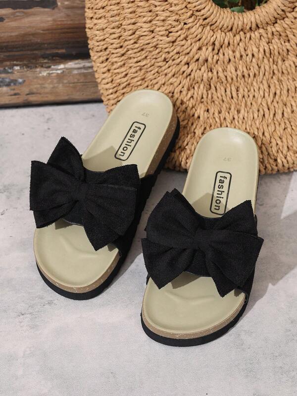 Ultra-Light & Thick Flat Soft Bottom Leopard Print Slippers, For Beach, Outdoor & Indoor, Platform