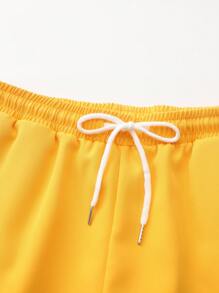 非洲男士休闲两件套，黄色时尚