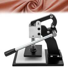 kangten Manual Leather Cutting Machine Die Cutter PVC Hand Press Embossing Machine Tool - Black - View 11