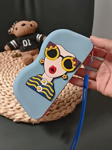 4PCS Zippered Silicone Glasses Case For Storage,Featuring A Handle For Hanging, Suitable For Travel And Portable Use. LtIs Waterproof And Shockproof, Eye Glasses Sunglasses Protective, Designed To Keep Glasses And RegularGlasses Dust-Free, Perfect For Organizing Your Accessories Travel Essentials Travel Accessories Travel Must Haves