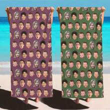 1 pezzo Asciugamano da spiaggia personalizzato, può ospitare fino a tre persone, regalo per amanti della spiaggia, vacanza in famiglia coordinata, regalo personalizzato per la famiglia, modalità vacanza, vita da spiaggia, festa di compleanno in piscina, regalo di Pasqua per San Valentino, per la Festa della Mamma, per compleanni, per la Festa del Papà, per lauree, per matrimoni, per il riscaldamento della casa, accessori da viaggio essenziali per la casa, asciugamani da spiaggia personalizzati, rinfrescamento della casa, casa e vita, atmosfera natalizia in casa, souvenir, riutilizzabile, adorabile, di alta qualità, vita elegante - Multicolore - Visualizzare 7