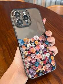 Bloemen Ditsy Floral Beschermhoesje Compatibel Met IPhone 16/15 XR /7/8 15Pro Max/12 Pro Max/13 Pro Max/14 Pro Max 13 14 11 12P 14 P11 Zachte Schokbestendige Hoesjes Compatibel Met IPhone XS.XR /78P.78GES2 Serie, A03s,A03Core,A04,A12,A13,A14,A21s,A22,A23,A24,A32,A33A34, A5 A51A52,A53,A54,A71,A72,A73, S20FE, S21, S22 En Redmi 9, Redmi 9A