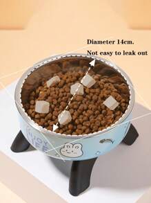 1 件装加高不锈钢猫/狗爱好者礼物和狗/猫妈妈喜爱宠物碗，带可爱图案 - 防滑、防溢设计，适合小型犬爱好者和狗妈妈喜爱 & 猫爱好者和猫妈妈喜爱 - 彩色 - 查看 8