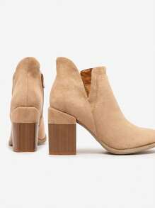 Royalfashion 女款 Ricteas 细高跟靴 - 卡其色 - 查看 7