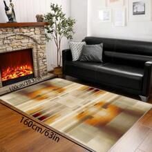 Bohemian Style Solid-Color Area Rug, 700g/Sq.M Crystal Velvet Backing, 5mm Thickness, Soft Anti-Slip Washable Carpet For Living Room, Bedroom, Kitchen, Office, Indoor & Outdoor Use