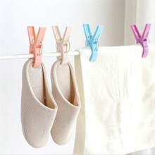 4/8pcs Large Color Clothes Clip, Beach Towel Clip, Multifunctional Towel Clip, Beach Chair Clip, Windproof Clip, Etc., Windproof, Durable And Colorful. Laundry Clip, Chair Clip, Towel Rack, Plastic Clothes Hanging Clip, Suitable For Drying Blankets And Clothes, Pool Chairs, Sun Chairs, Outdoor Activities And Beach Travel, Can Prevent Towels From Being Blown Away