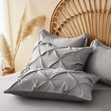 5/7pcs Bed In A Bag Luxurious Comforter Sets, All Season Bedding Sets With 1 Quilt, 1/2 PillowShams, Flat Sheet, Fitted Sheet, 1/2 Pillowcases, Burnt Orange, Green, Yellow, Easy Care, Machine Washable, Valentine'S Day Gift, For Boys And Girls - 灰色-74 - 查看 9