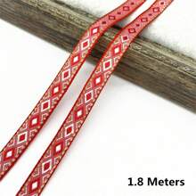 1,8 mét ruy băng thêu ren cổ điển, rộng 13mm, nhiều màu sắc, phụ kiện quần áo và túi xách tự làm, vải thêu, vải ren - Nhiều màu - Xem 12