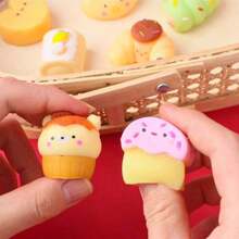 Squeeze Doll Doll, Cute Energetic Baked Goods Squeezy Stress Relief Plushie, Creative Adorable Pet, Relieve Pressure, Ease Emotions
