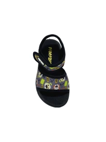 Boys' Sandals With Teddy Bear Print, Rubberized Animals, Very Light, Easy To Put On,  Closure - Xám - Xem 3