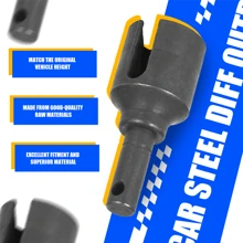 2Pcs Steel Outdrive Differential Output Cup For 1/8 ARRMA KRATON Talion SENTON Outcast Notorious Upgrades - Black - View 7