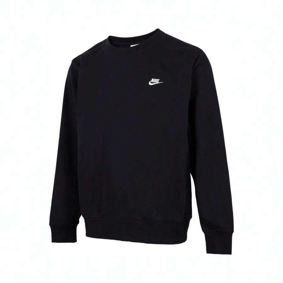 Áo nỉ cổ tròn Nike Club Fleece dành cho nam năm 2025, FN3889-010 - màu đen - Xem 1