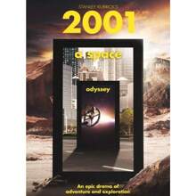 1pc Classic Movie 2001 A Space Odyssey Hot Pop Fashion Retro Posters Canvas Paintings Wall Arts Cinema Home Decor No Frame