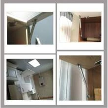 Gas Spring, Gas Strut, Gas Shocks, Soft Close Hinges, Toy Box Hinges, Lift Supports, Lid Support, Kitchen Cabinet Hinges Hydraulic Support Door Cabinet Hinge Spring, Pressure:120N/26lb/12KG[2 Packs]