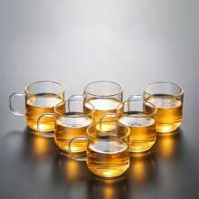 1pc Striped Thick Pumpkin Borosilicate Glass Heat-Resistant Teapot, Large Capacity Transparent Flower Tea Pot - Clear - View 8