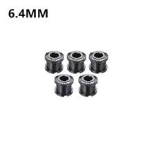 5 件装山地自行车链轮螺栓，公路自行车彩色铝合金链轮螺丝，折叠自行车单/双链轮工具