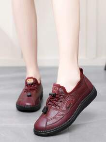 Women's Casual Sneakers, Soft Bottom & Fabric, Middle-Aged & Elderly Mother Shoes, Lightweight & Comfortable Slip-On