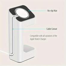 1pc ABS Apple Watch Charging Dock - Water-Resistant Non-Slip Stand Holder, Compatible With All Apple Watch Models