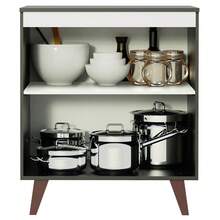 Madesa Reims 70cm Black Kitchen Base Cabinet - 黑色 - 查看 3