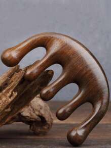 1/2件5齿按摩梳，能量梳，经络疗法头皮按摩器发刷