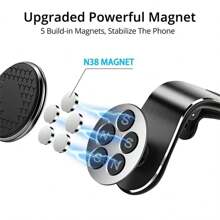 Magnetic Car Phone Holder Clip Air Vent Clip Mount Mobile Cellphone GPS Support For Xiao Mi I Phone Hua Wei Sam Sung Phone Car Stand Compatible With IPhone, Android Phone, Gift For Birthday, Family, Friends For Summer Air Vent Phone Holder, Car Accessories