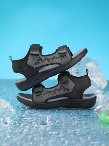 柔软舒适的露趾户外儿童运动凉鞋，夏季