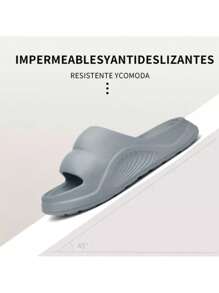 Men's Flip Flop Sandal Slipper Platform Thick Sole Xl - 灰色 - 查看 4