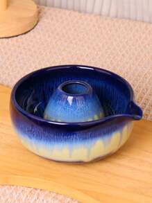 2 件套青瓷滴釉抹茶茶碗、茶筅、茶道用具、家用泡茶工具、带壶嘴的陶瓷抹茶碗 - 抹茶碗 - 查看 2