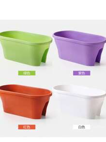 Creative Thickened Horse Riding Saddle Basin Railing Guardrail Stall Plastic Flowerpot