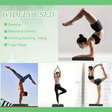 Almohadilla de entrenamiento de estabilidad - Almohadilla de espuma de ejercicio de equilibrio para yoga, entrenamiento de equilibrio para baile, pilates y fitness - Multicolor - Ver 4