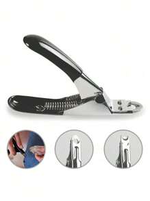 Coupe-ongles pour animaux de compagnie robuste avec protecteur et lime à ongles - Taille professionnelle en acier inoxydable pour chiens et chats, assure un découpage et un lissage précis et indolore, idéal pour une utilisation à la maison et dans un salon de toilettage