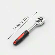 1 Set/12pcs Socket Wrench Tool Kit, Multifunctional Ratchet Quick Repair Auto Wrench Set, Ratchet Quick Wrench Socket Combination, Professional-Grade Chrome Steel Socket Wrench Set - Multicolor - View 11