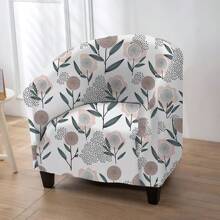 1 件印花桶椅套，弹力底部 - 柔软图案桶椅保护套，涤纶氨纶混纺，可机洗 - 适合酒吧、柜台礼物生日毕业沙发套沙发套沙发套房间装饰客厅装饰 - 彩色 - 查看 11