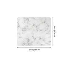 1pc Marble Pattern Washing Machine Dust Cover,Countertop Absorbent Table Mat,Absorbent & Quick-Dry Fridge Mat, Microwave Oven Dust Cover,Soft Diatom Mud Drainage Pad,Non-Slip Super Absorbent And Wear-Resistant Dish-Washing Dry Pad,19.7*23.6 Inch Modern Washing Machine & Dryer Top Cover,Suitable For Laundry Room And Kitchen - White - View 9