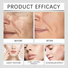 哑光无瑕粉底液，轻松打造自然肤色，遮瑕滋养，持久不脱皮 - 彩色 - 查看 8