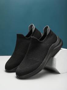 Elastyczne wsuwane trampki, unisexowe, codzienne mokasyny bez sznurówek, wygodne, letnie buty sportowe