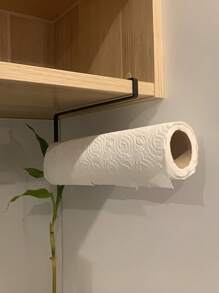 Estante de tela holgado y alargado para pañuelos, para rack de papel de cocina y toallas de papel, estante de almacenamiento para envoltura plástica para el gabinete, estante para rollos de papel para uso doméstico - Multicolor - Ver 10