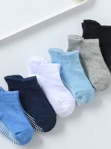 12 Pairs Children Cotton Non-Slip Dot Socks, Spring/Summer/Autumn - Multicolor - View 5