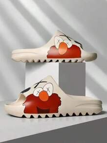 Summer Men's House Slippers Fashion Couple Indoor Outdoor Comfort Bathroom Shoes Soft Non-Slip EVA Slippers Beach